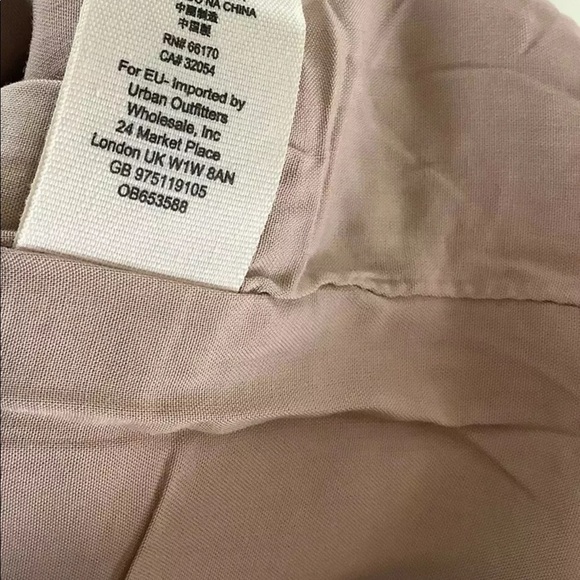 Free People Sz 6 Modern Femme Vegan Suede Mini Skirt In Rose Pink Rayon - Picture 9 of 9